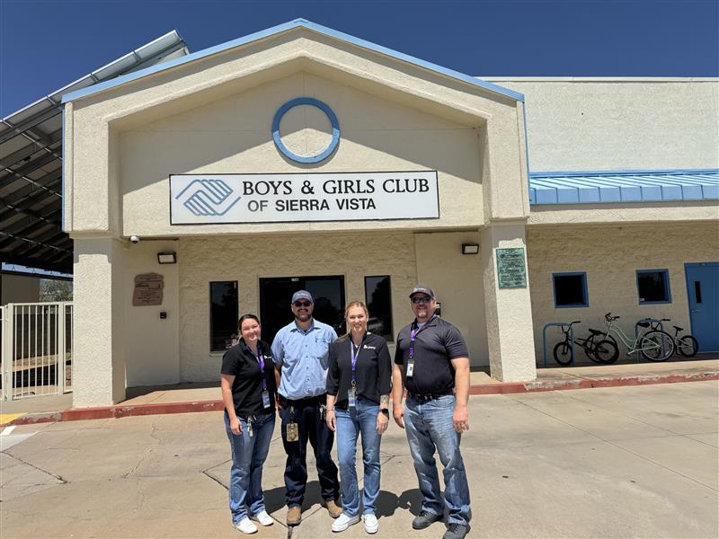 Teaching at the Boys and Girls Club in Southern Arizona 